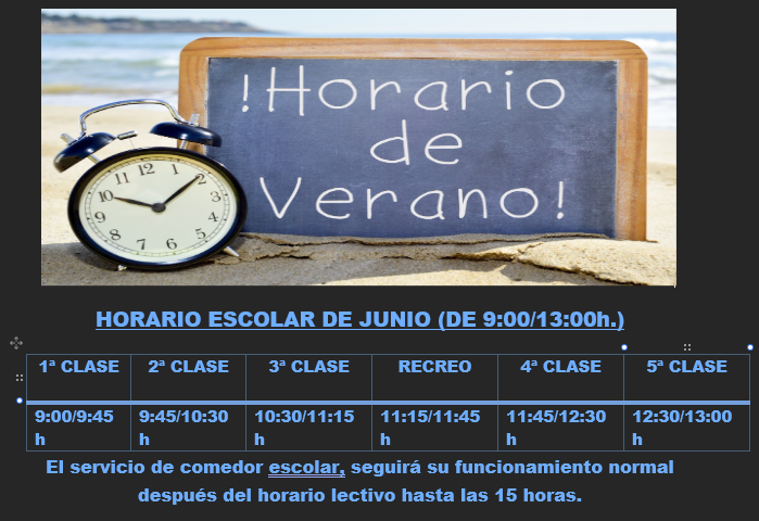 horario verano
